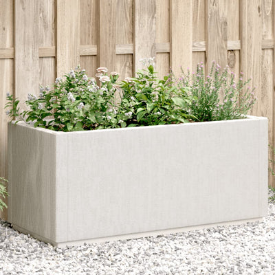 Vidaxx Pflanzgefäß 80x36x35 cm Polypropylen weiß