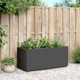 VIDAXL -Planungsbox 80x36x35 cm Polypropen dunkelgrau - afbeelding 3