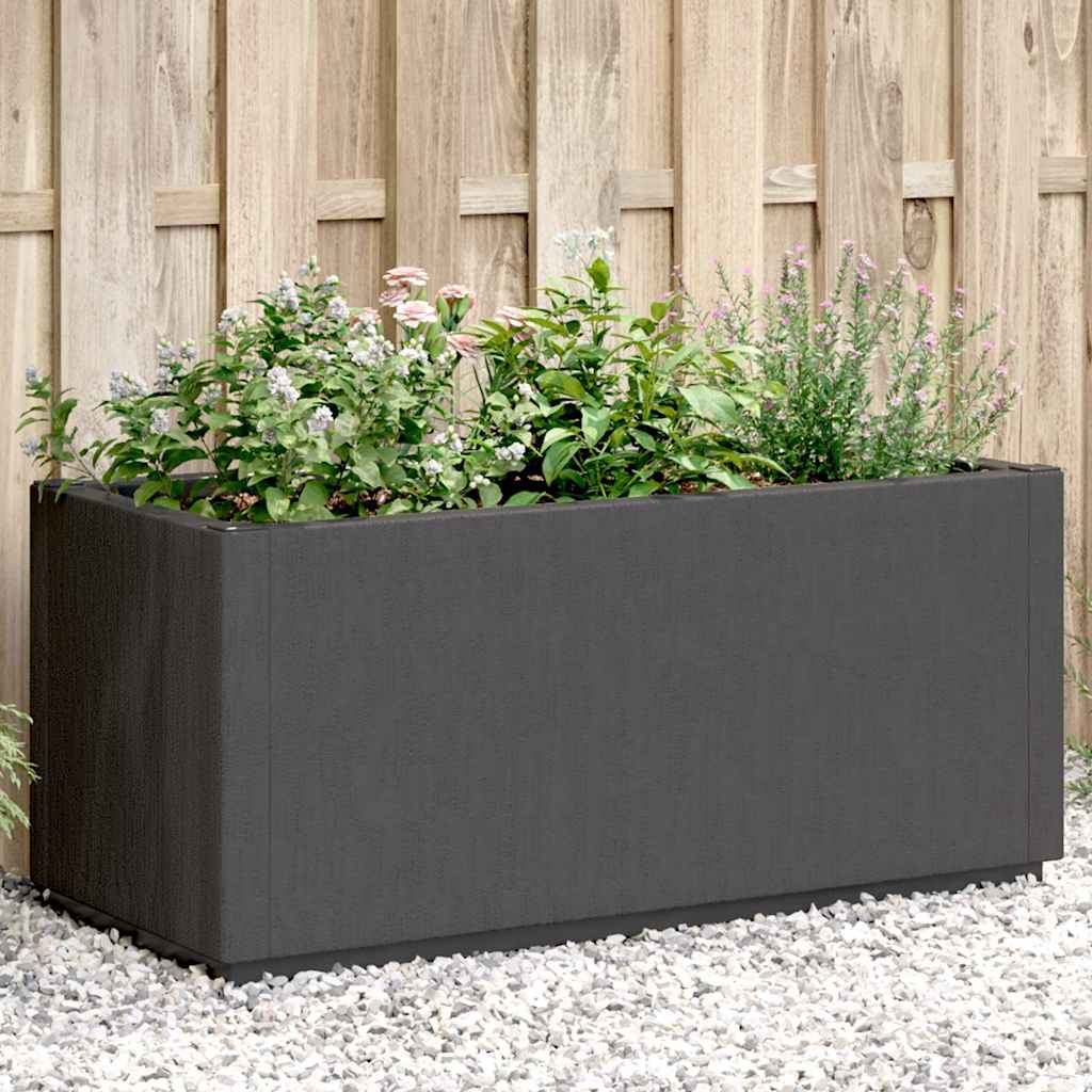 VIDAXL -Planungsbox 80x36x35 cm Polypropen dunkelgrau
