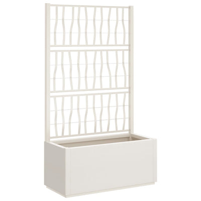 VIDAXL -Planungsbox mit SLAT 80x36x140 cm Polypropen weiß