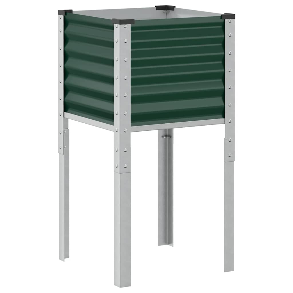 VIDAXL -Planungsbox 45x45x88 cm Stahlgrün