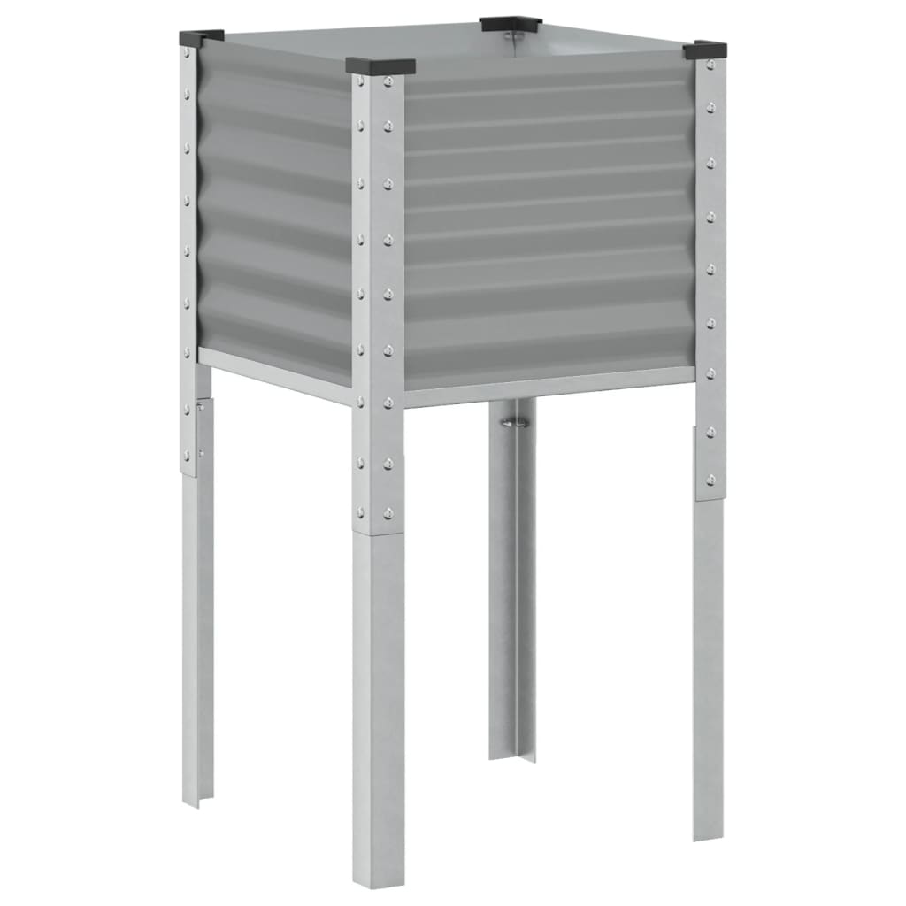 VIDAXL -Planungsbox 45x45x88 cm Stahlgrau