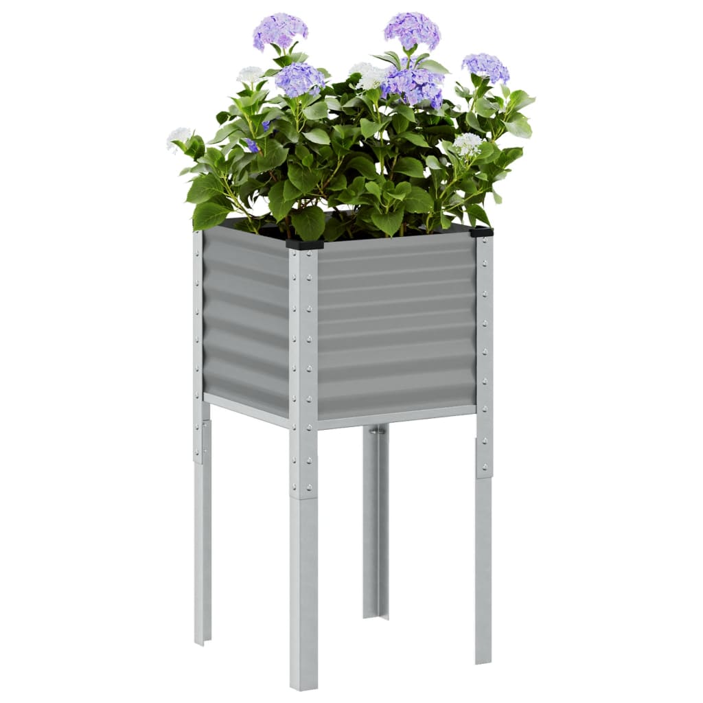 VIDAXL -Planungsbox 45x45x88 cm Stahlgrau
