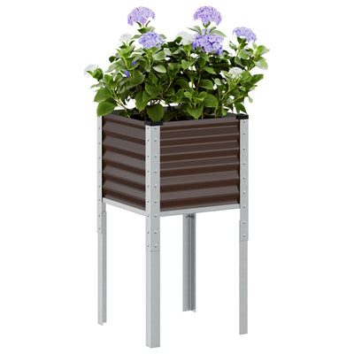 VIDAXL -Planungsbox 45x45x88 cm Stahlbraun