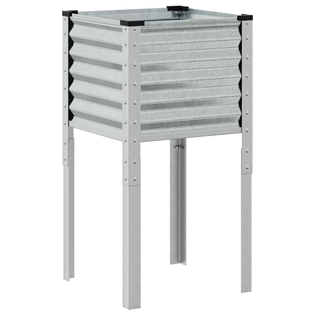 VIDAXL -Planungsbox 45x45x88 cm verzinkter Stahl