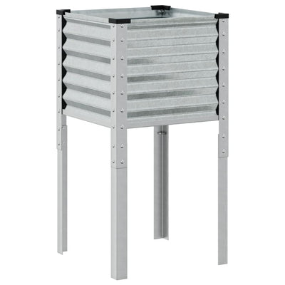 VIDAXL -Planungsbox 45x45x88 cm verzinkter Stahl