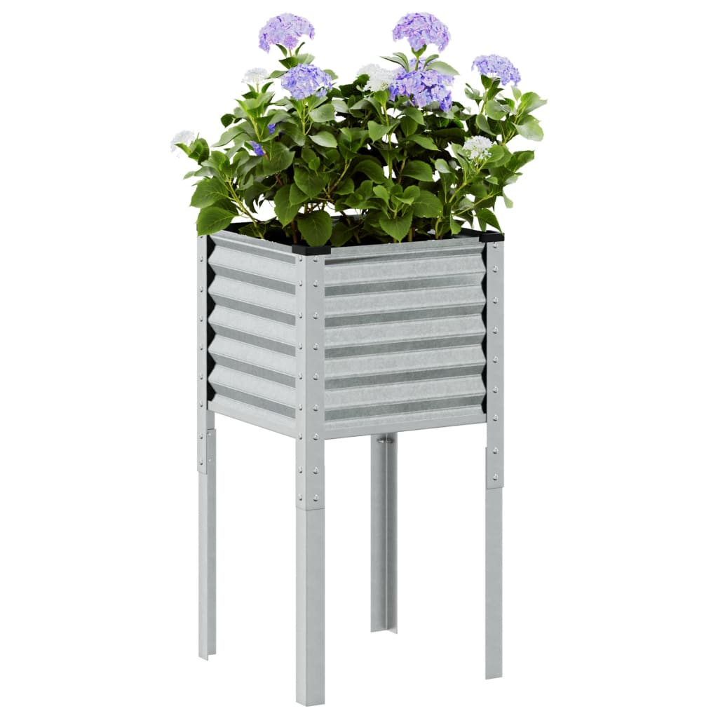VIDAXL -Planungsbox 45x45x88 cm verzinkter Stahl