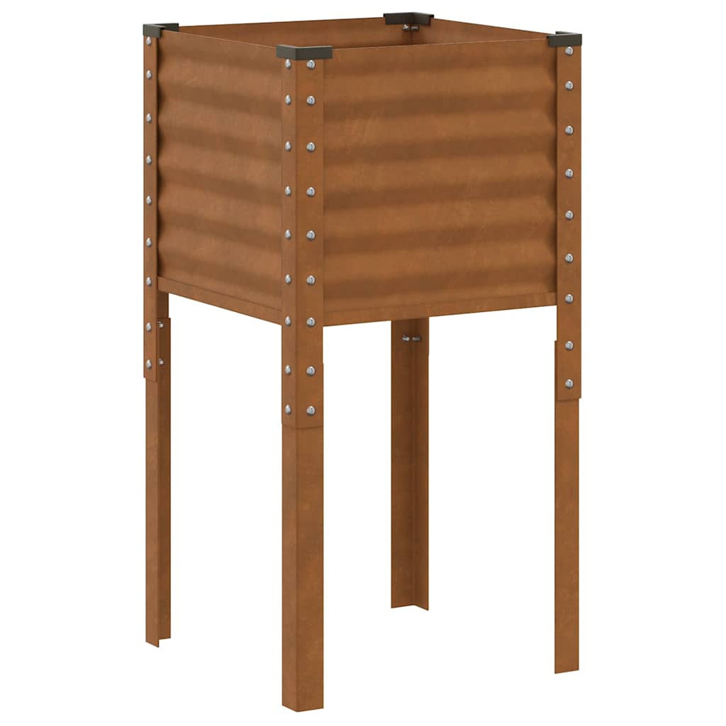 VIDAXL -Planungsbox 45x45x88 cm Wetterstahl