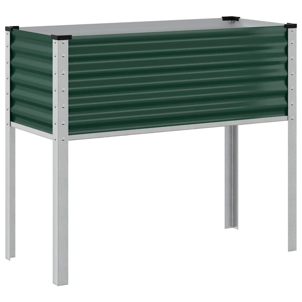 VIDAXL -Planungsbox 100x41x90 cm Stahlgrün