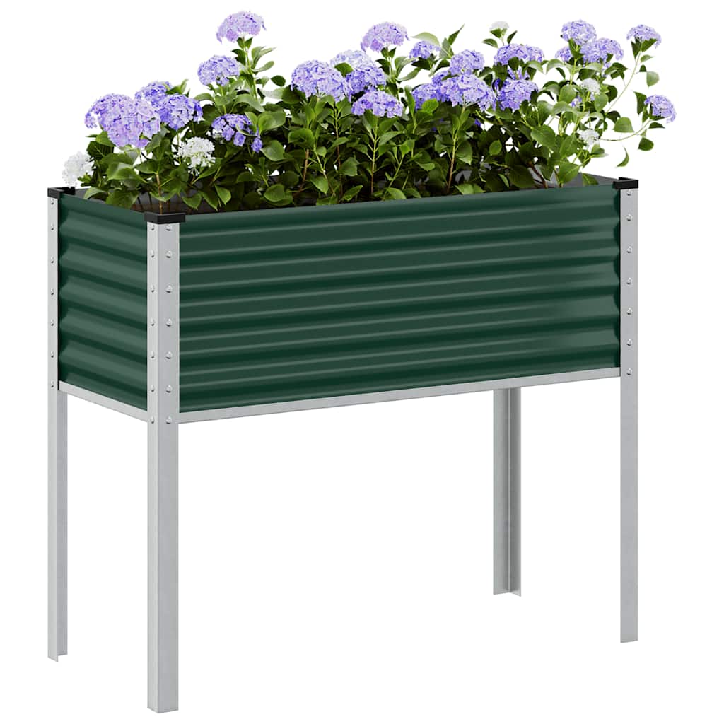 VIDAXL -Planungsbox 100x41x90 cm Stahlgrün