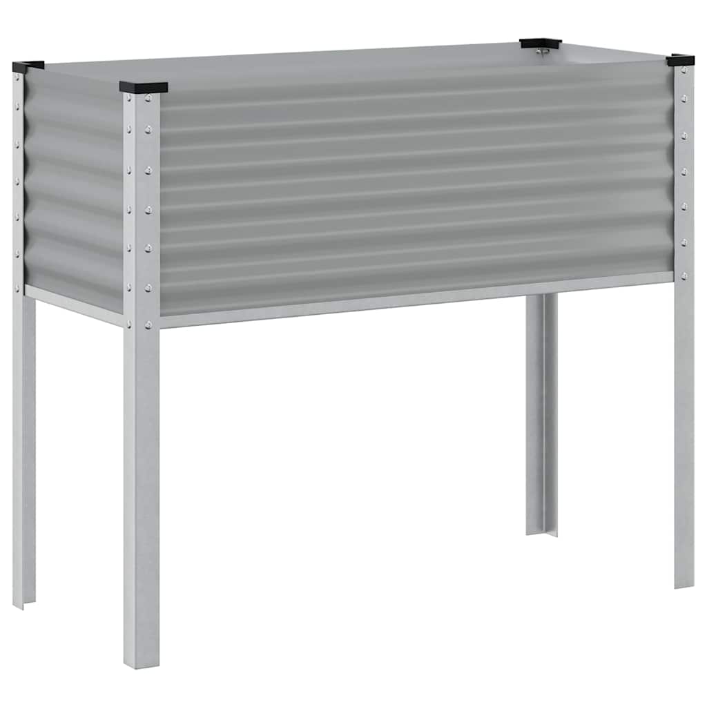 VIDAXL -Planungsbox 100x41x90 cm Stahlgrau