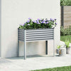 VIDAXL -Planungsbox 100x41x90 cm Stahlgrau