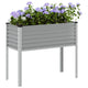 VIDAXL -Planungsbox 100x41x90 cm Stahlgrau