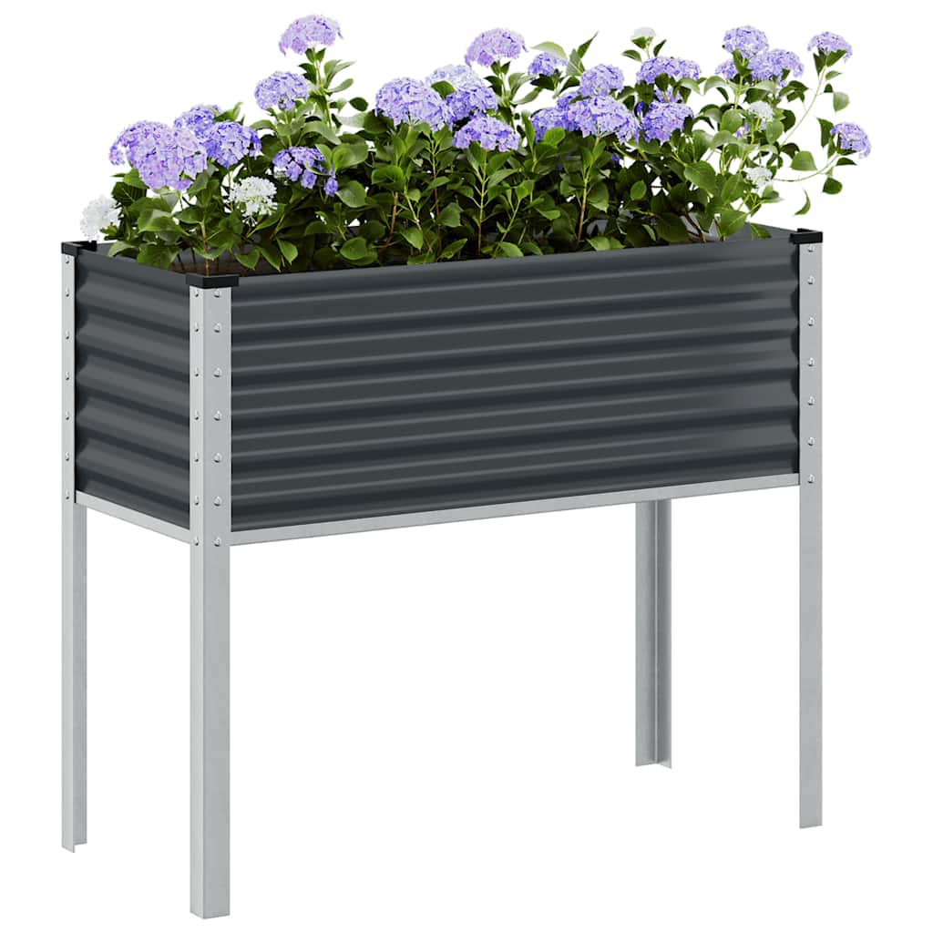 VIDAXL -Planungsbox 100x41x90 cm Stahl Anthrazit -gelöscht