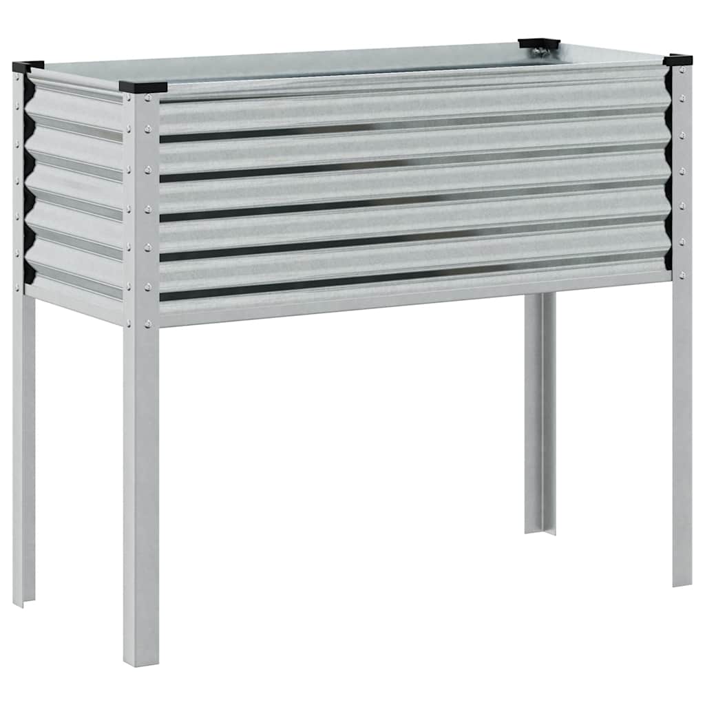 VIDAXL -Pflanzenbank 100x41x90 cm verzinkter Stahl