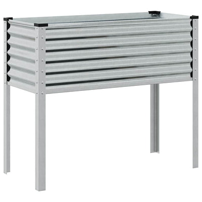 VIDAXL -Pflanzenbank 100x41x90 cm verzinkter Stahl