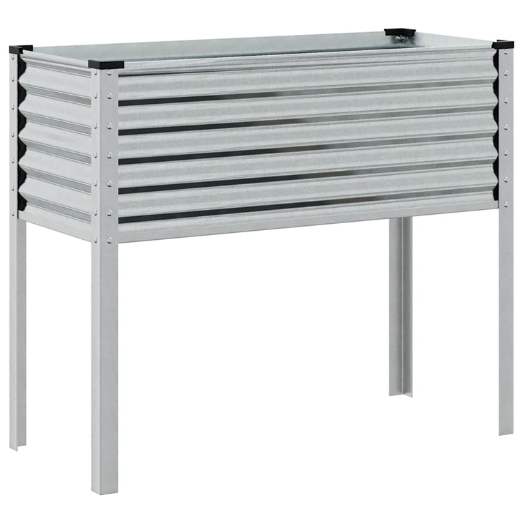VIDAXL -Pflanzenbank 100x41x90 cm verzinkter Stahl