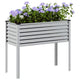 VIDAXL -Pflanzenbank 100x41x90 cm verzinkter Stahl