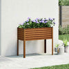 VIDAXL -Planungsbox 100x41x90 cm Wetterstahl