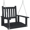 Vidaxl Garden Swing Stuhl mit Metallketten Festpinewood Schwarz