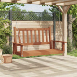 Vidaxl Garden Swing Bank mit Metallketten feste Kiefernbraun - afbeelding 3