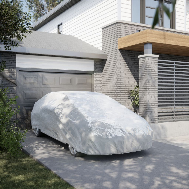 Vidaxl -Autohoes für Limousine mit Sprühen von XL vollständig silbernen