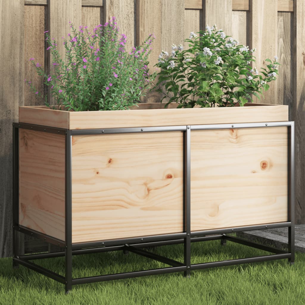 VIDAXL -Planungsbox 80x40x50 cm Festkiefer