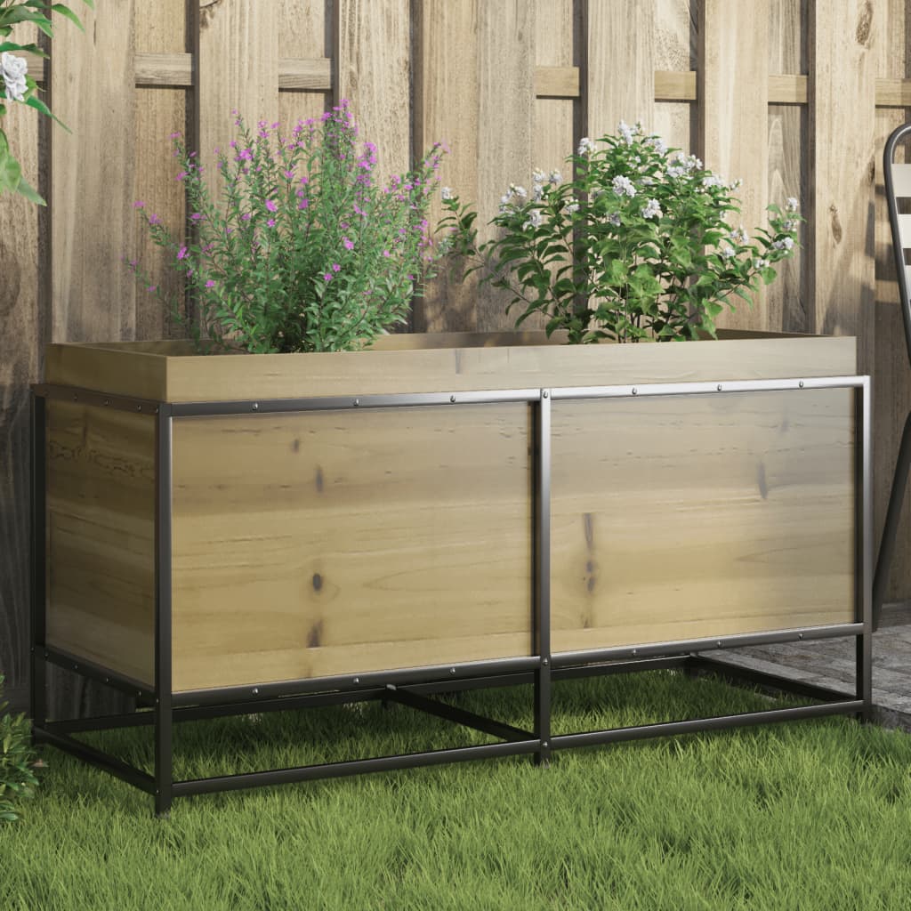 VIDAXL -Planungsbox 100x40x50 cm imprägnierte Kiefer