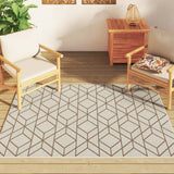 VIDAXL -Teppich für die Innenseite außerhalb von 120 x 180 cm, mehrfach gelöscht - afbeelding 3