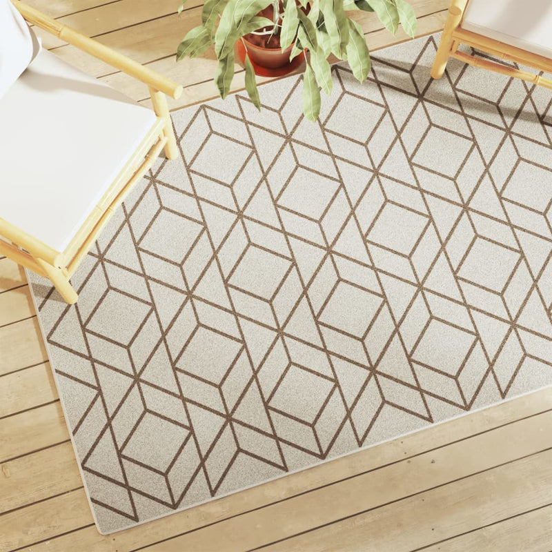 VIDAXL -Teppich für die Innenseite außerhalb von 120 x 180 cm, mehrfach gelöscht