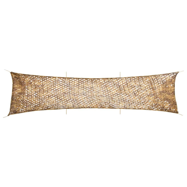 Vidaxx Tarnnetz mit Aufbewahrungstasche 613x138 cm sandfarben