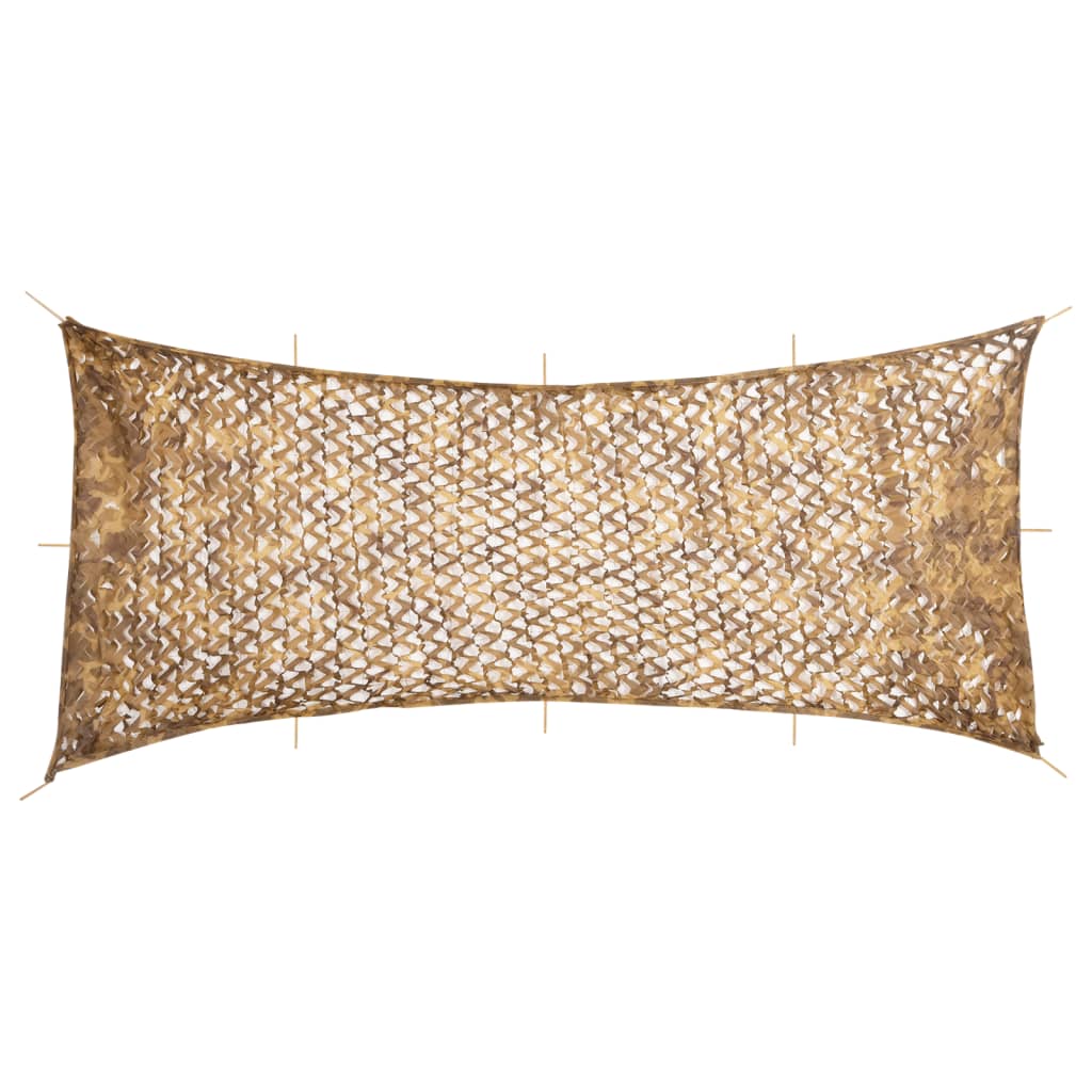Vidaxx Tarnnetz mit Aufbewahrungstasche 844x429 cm sandfarben