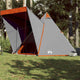 Vidaxl Tipi-Zelt 6-Personen wasserdicht grau und orange