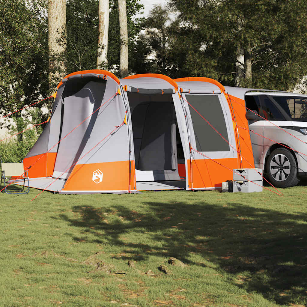 Vidaxl Autotent wasserdichtes Grau und Orange