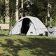 Vidaxl Campingzelt Hütte 4-Personen-Verdunkelungsstoff weiß wasserdicht