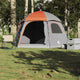 Vidaxx Familienzelt Iglu 6-Personen wasserdicht grau und orange