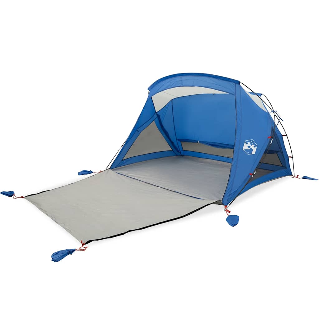 VidaXL Strandzelt 2-Personen wasserdicht azurblau