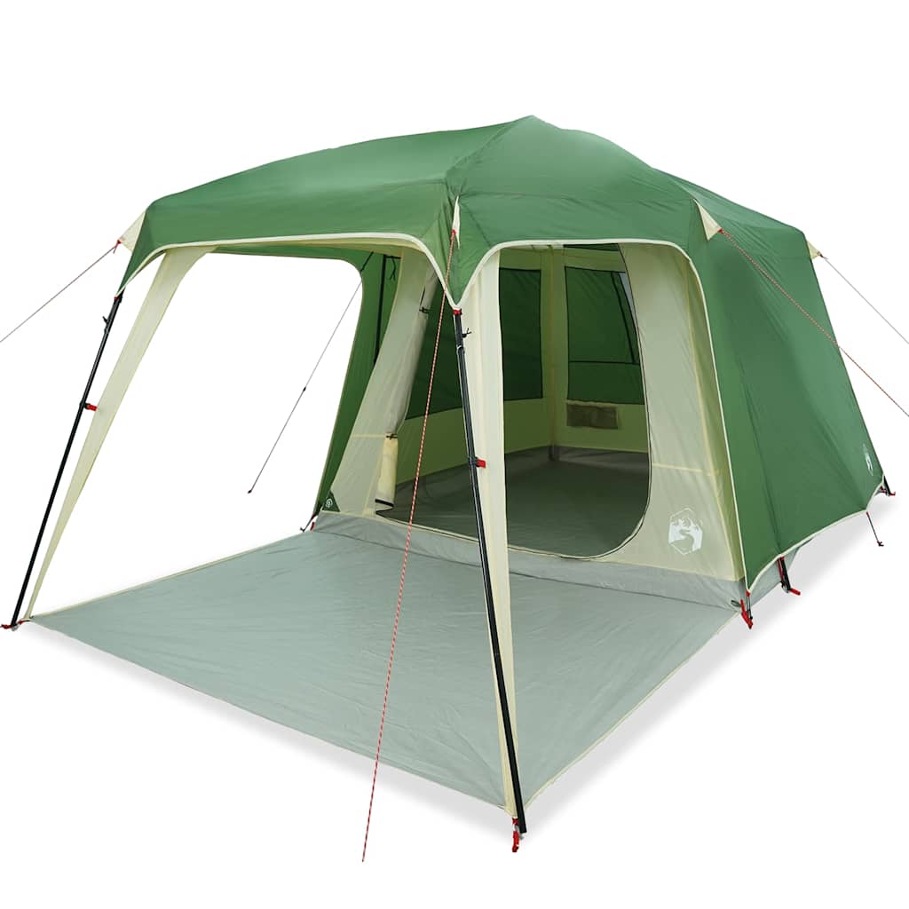 VidaXL Campingzelt mit Verandakuppel 5-Personen wasserdicht grün