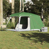 VidaXL Campingzelt mit Verandakuppel 5-Personen wasserdicht grün