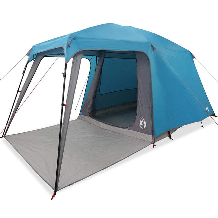 VidaXL Campingzelt mit Verandakuppel, 5 Personen wasserdicht, blau