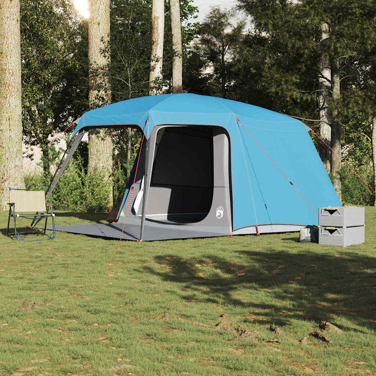 VidaXL Campingzelt mit Verandakuppel, 5 Personen wasserdicht, blau