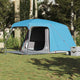 VidaXL Campingzelt mit Verandakuppel, 5 Personen wasserdicht, blau