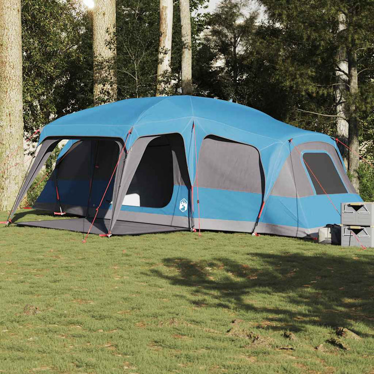VidaXL Familienzelt mit Verandakuppel, 9 Personen wasserdicht blau