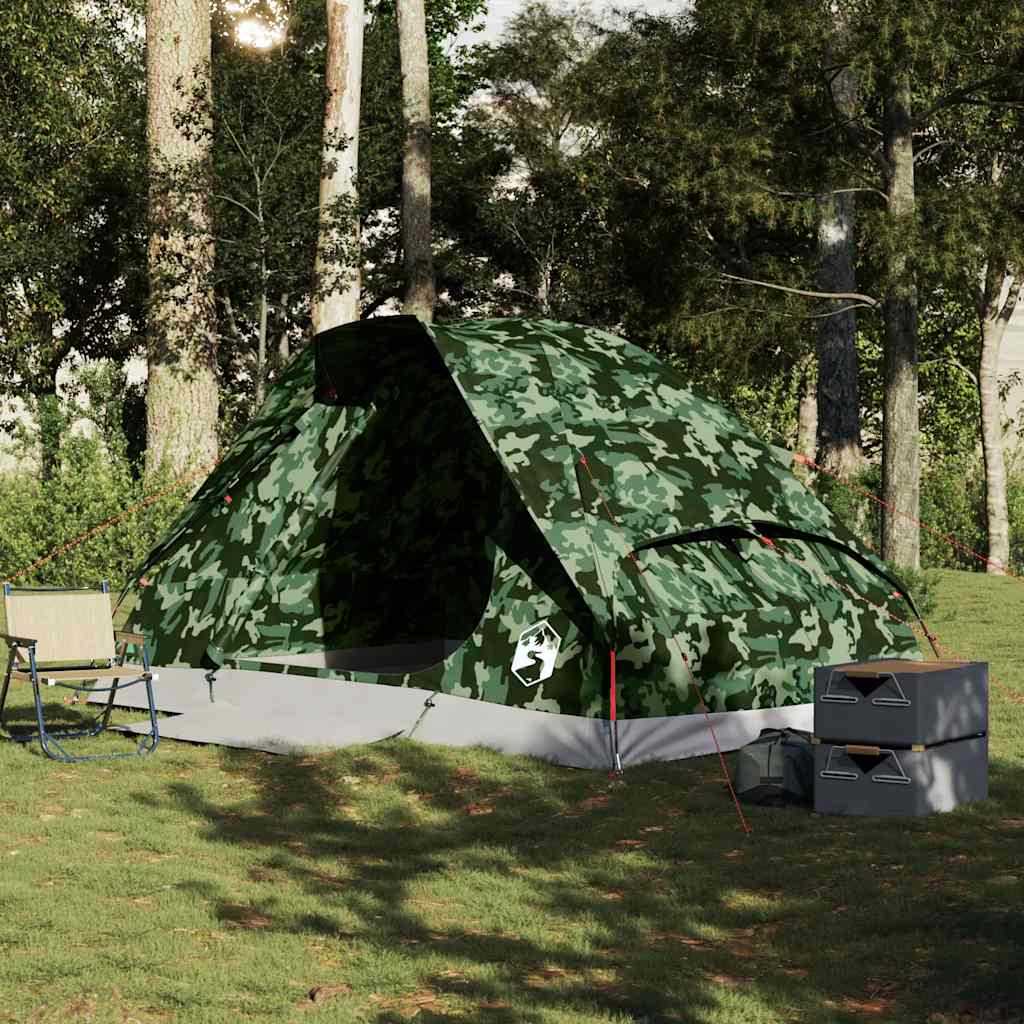 Vidaxl Dome Zelt 4-Personen wasserdichte Tarnung
