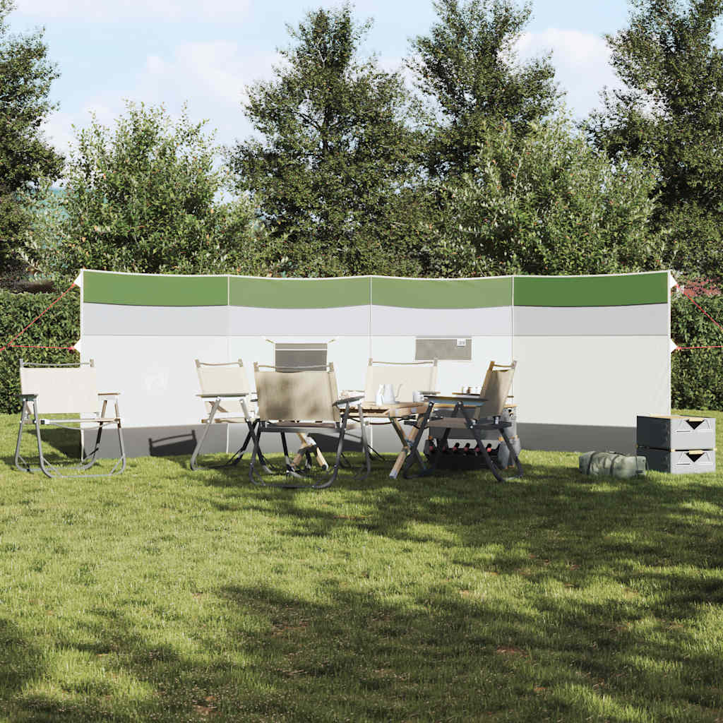 VidaXL Windschutzscheibe Camping wasserdicht 510x153 cm grün