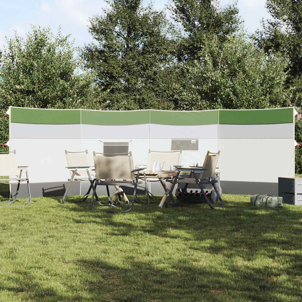 VidaXL Windschutzscheibe Camping wasserdicht 510x153 cm grün