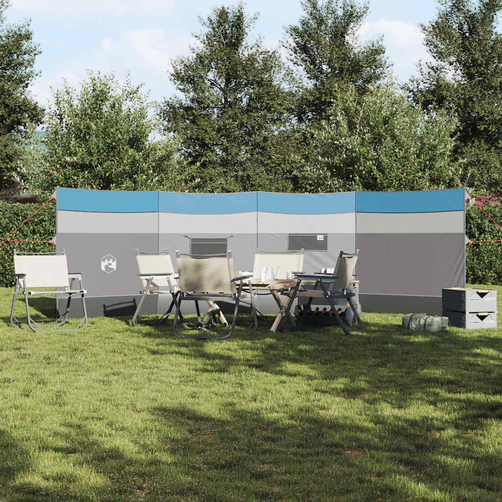 VidaXL Windschutzscheibe Camping wasserdicht 510x153 cm blau