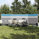 VidaXL Windschutzscheibe Camping wasserdicht 510x153 cm blau