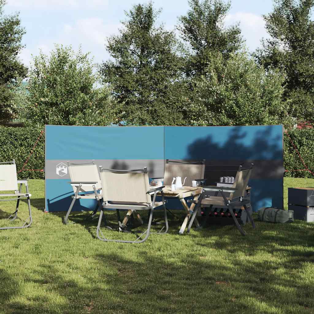 VidaXL Windschutzscheibe Camping wasserdicht 344x120 cm blau