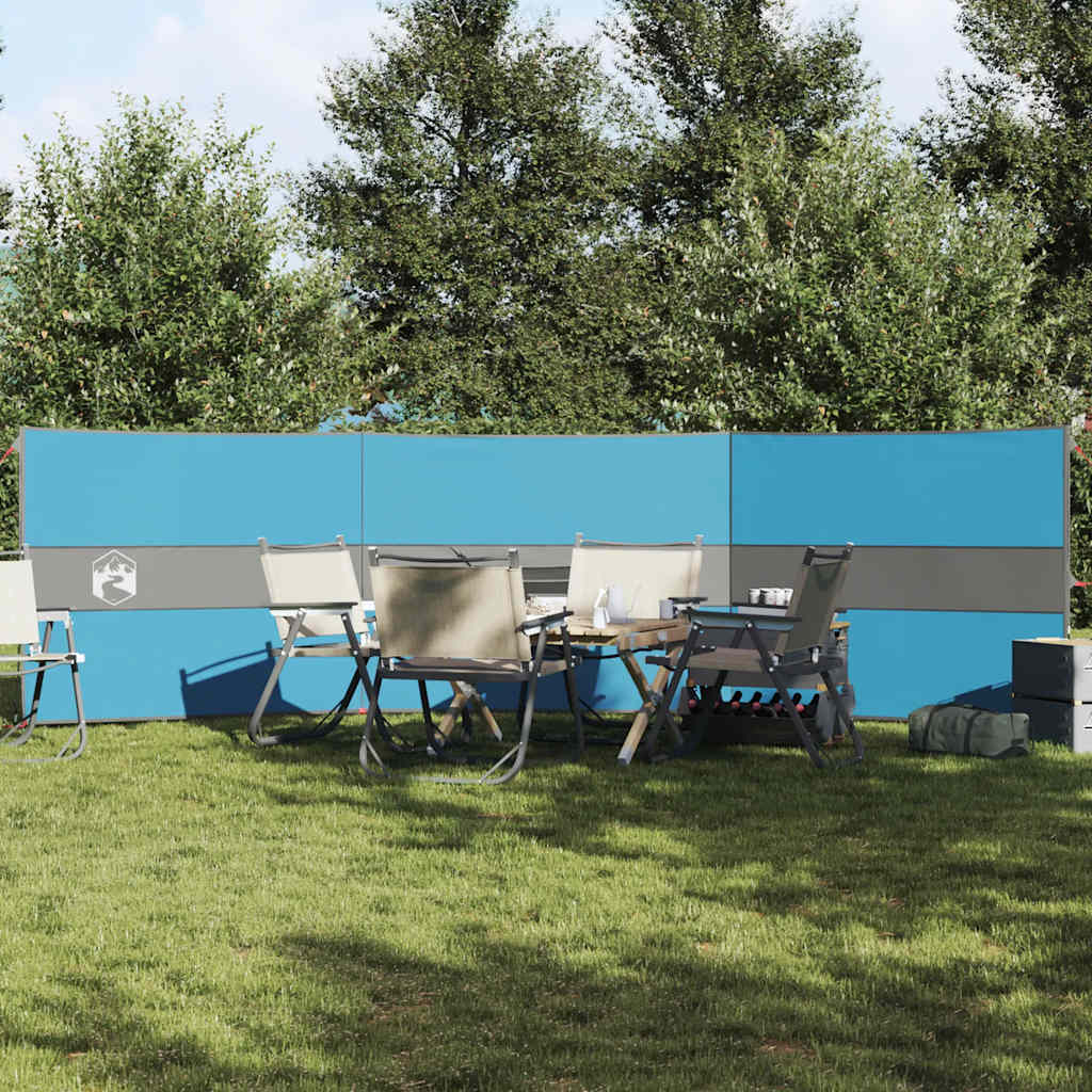 VidaXL Windschutzscheibe Camping wasserdicht 490x123 cm blau